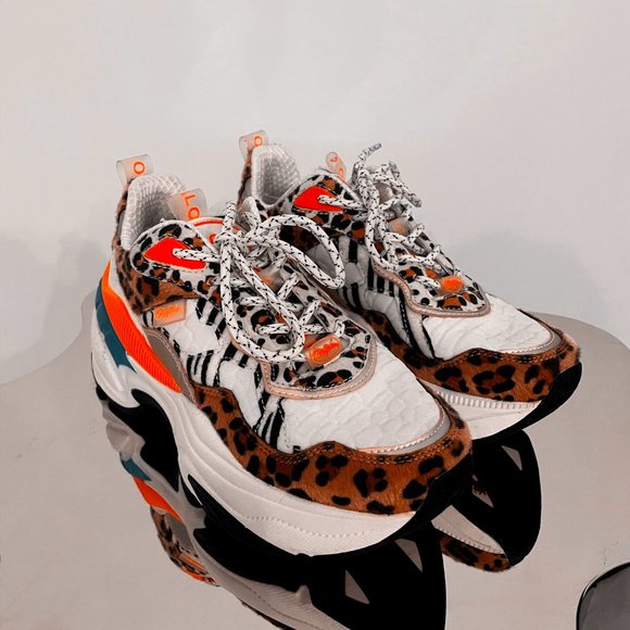 SOLD Buffalo Crevis P1 Multi-Animal Print Sneakers Size 36 - Picture 3 of 7